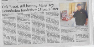 Oak Brook still hosting Maag Toy Foundation fundraiser 25 years later.